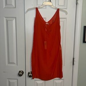 Ella Luna women’s silk sheer mini slip dress Size extra small
